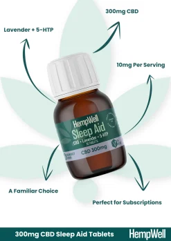 sleep aid cbd tablets 300mg