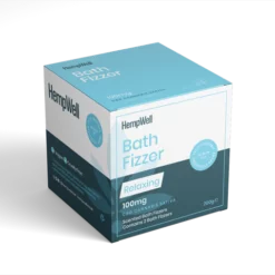 white linen bath bomb