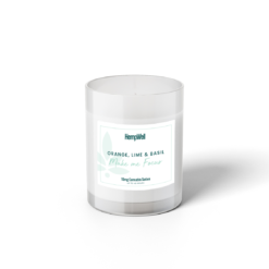 orange lime and basil candle