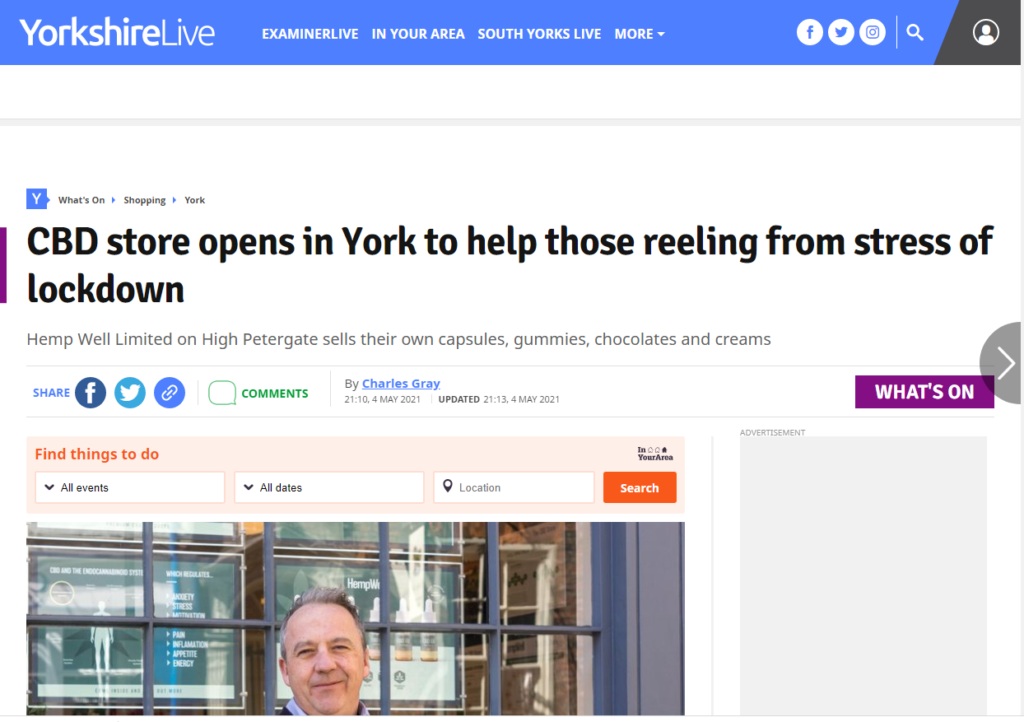 yorkshire live - in the press